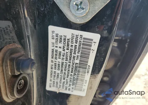 2015 Honda Civic Se from USA, damaged, VIN 19XFB2F79FE095078